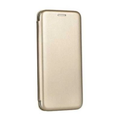 Husa Premium iPhone 14 Plus, Flip Carte Cu Magnet Gold